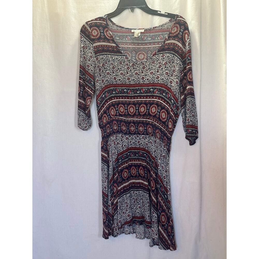 R2D Apparel Boho Print Midi Dress – Small